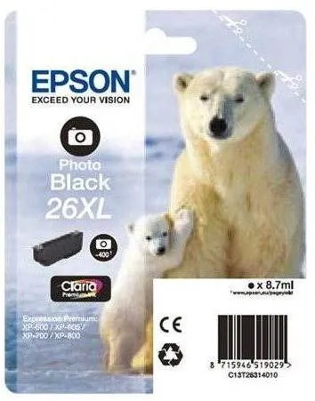 Cartridge Epson T2631 čierna