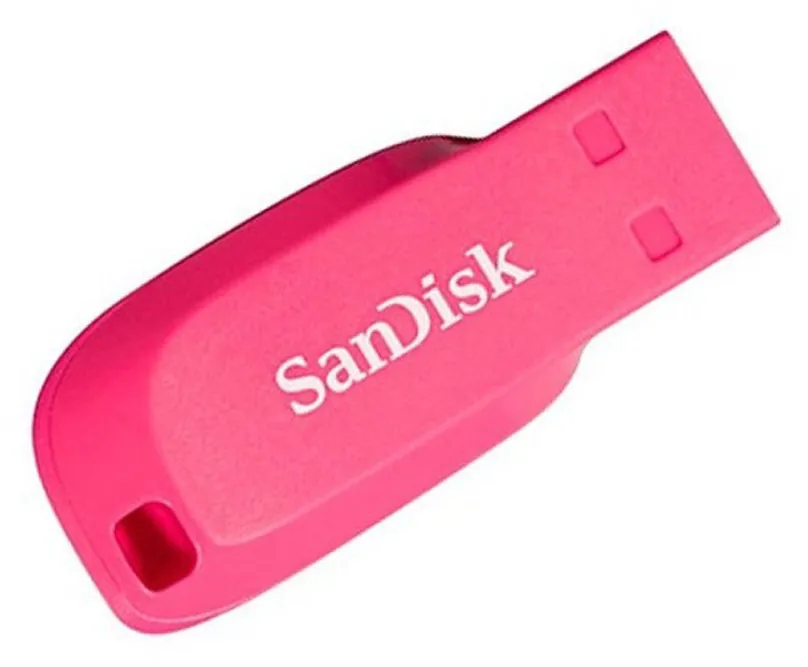 Flash disk SanDisk Cruzer Blade elektricky ružová