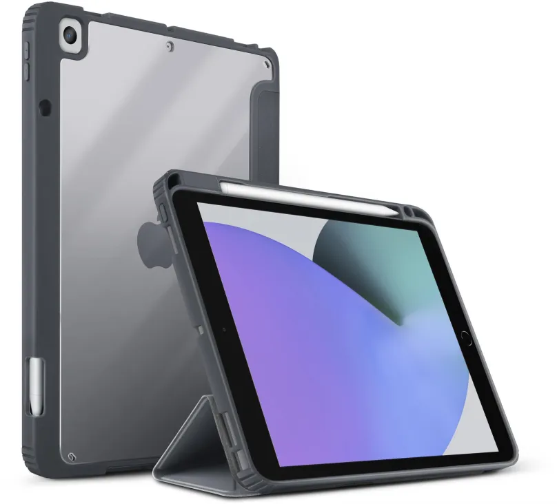 Púzdro na tablet UNIQ Moven púzdro pre iPad 10.2" (2021/2020/2019), charcoal (grey)