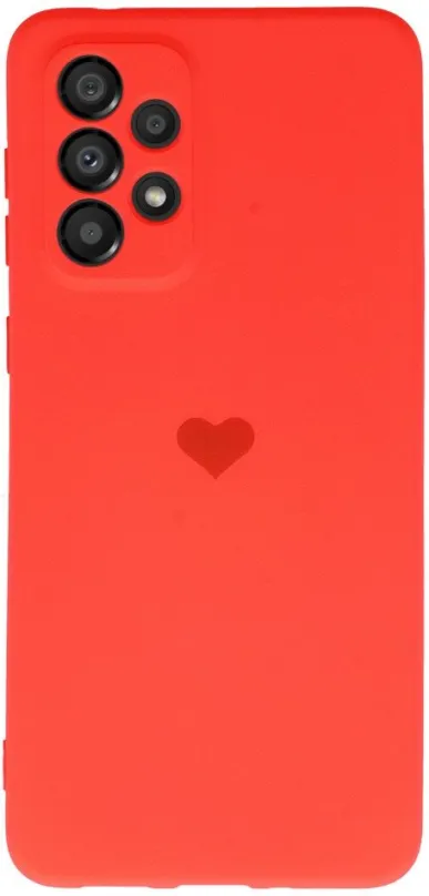 Kryt na mobil Vennus Valentínske puzdro Heart pre Samsung Galaxy A13 4G - červené