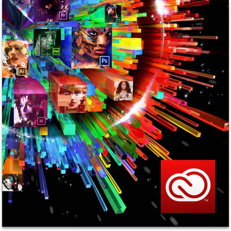 Grafický softvér Adobe Creative Cloud All Apps with Adobe Stock, Win/Mac, SK/EN, 12 mesiacov, obnova (elektronická lice