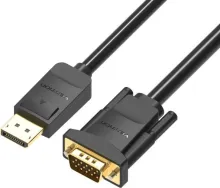 Video kábel Vention DisplayPort (DP) to VGA Cable 3m Black