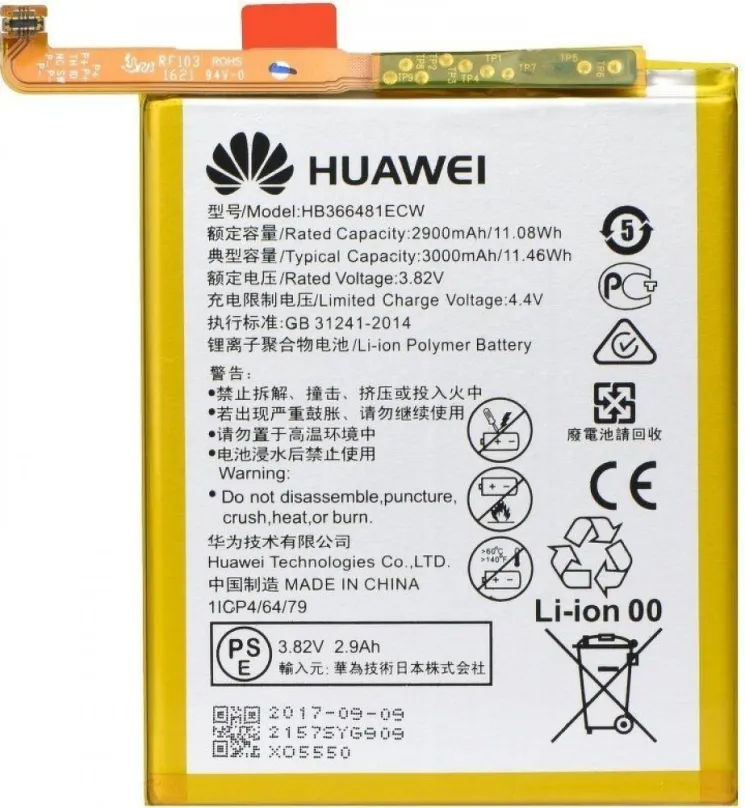 Batérie pre mobilný telefón Huawei HB366481ECW 2900mAh Li-Ion (Service Pack)