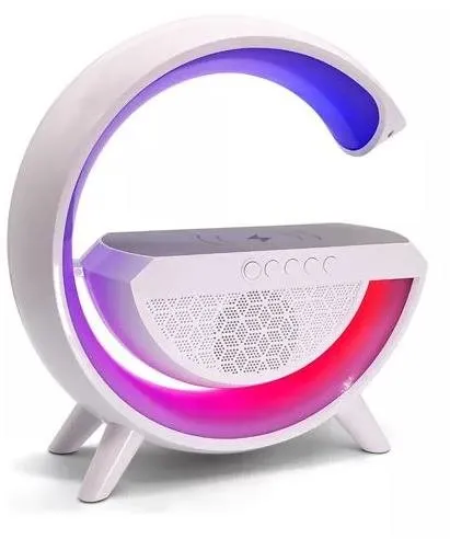 Bluetooth reproduktor ALUM Bluetooth reproduktor s LED lampou a bezdrôtovou nabíjačkou - BT-2301