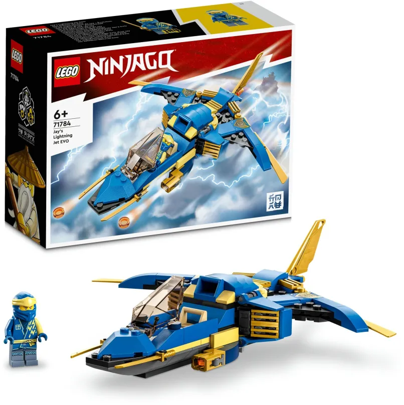 LEGO stavebnica LEGO® NINJAGO® 71784 Jayova blesková stíhačka EVO