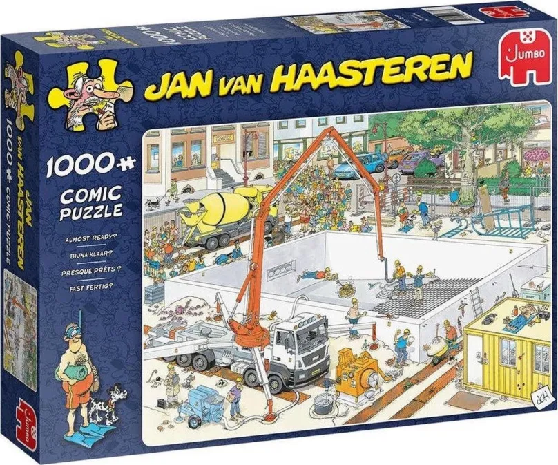 Puzzle Jumbo Puzzle Takmer hotovo? 1000 dielikov