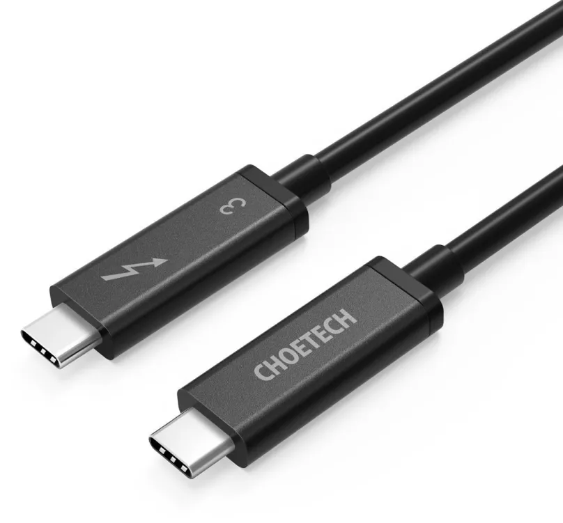 Dátový kábel ChoeTech Thunderbolt 3 Active USB-C Cable 2m