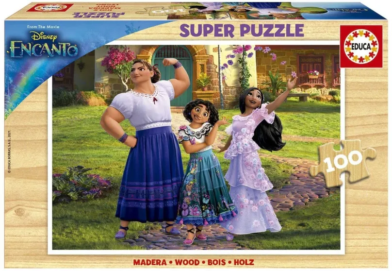 Puzzle Educa Drevené puzzle Encanto 100 dielikov