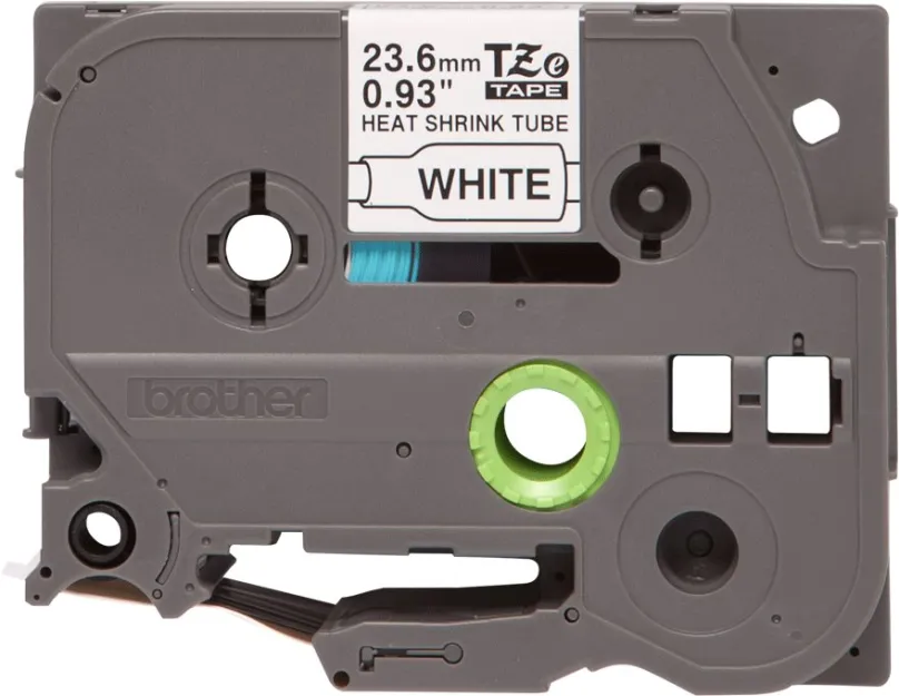 TZ páska Brother HSE-251, biela a čierna, 23,6mmx1,5m, zmršťovacia