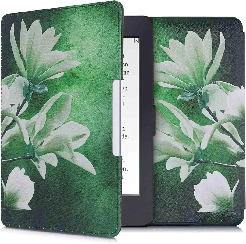 Púzdro na čítačku kníh KW Mobile - Blooming Magnolia - KW2582438 - Púzdro pre Amazon Kindle Paperwhite 1/2/3 - viacfarebné