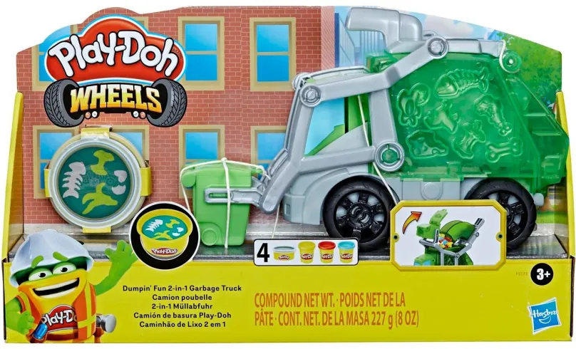 Modelovacia hmota Play-Doh Smetiarske auto 2 v 1