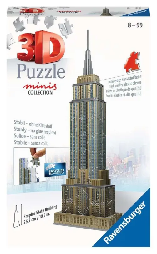 RAVENSBURGER 3D puzzle Mini Empire State Building 66 dielikov