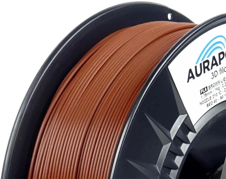 Filament AURAPOL PLA HT110 3D Filament Hnedá 1 kg 1,75 mm