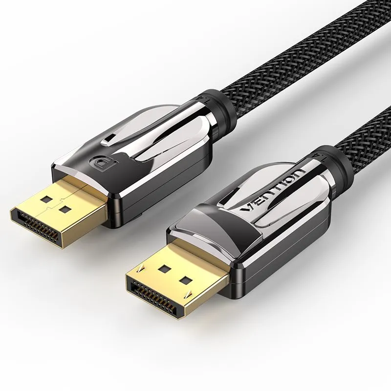 Video kábel Vention DisplayPort (DP) 1.4 Cable 8K 1m Black