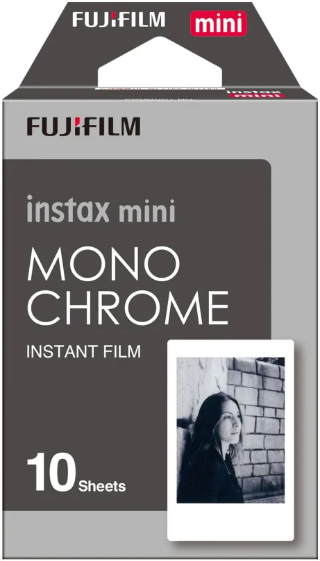 Fotopapier FujiFilm film instax mini Monochrome 10 ks