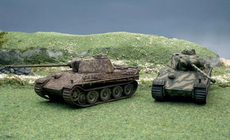 Model tanku Fast Assembly tanky 7504 - Pz.Kpfw.V PANTHER Ausf.G, , typ modelu: tank, merať