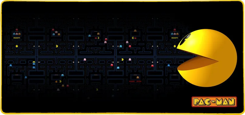 Herná podložka pod myš Konix Pac-Man XXL Mousepad