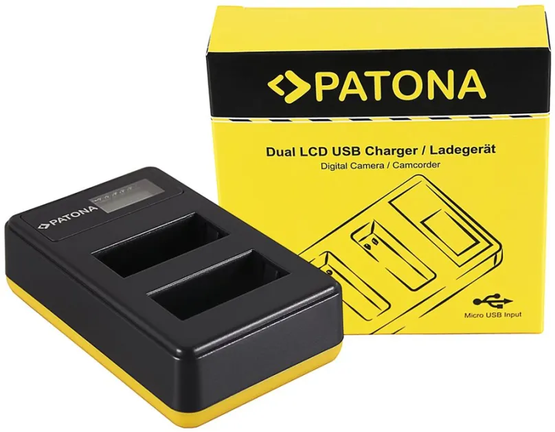 Nabíjačka akumulátorov Paton pre Foto Dual LCD Canon LP-E17, USB