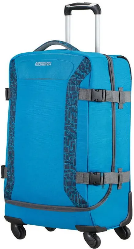 Cestovný kufor American Tourister Road Quest Spinner Duffle M Bluestar Print