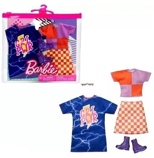 Oblečenie pre bábiky Barbie 2ks oblečky asst D
