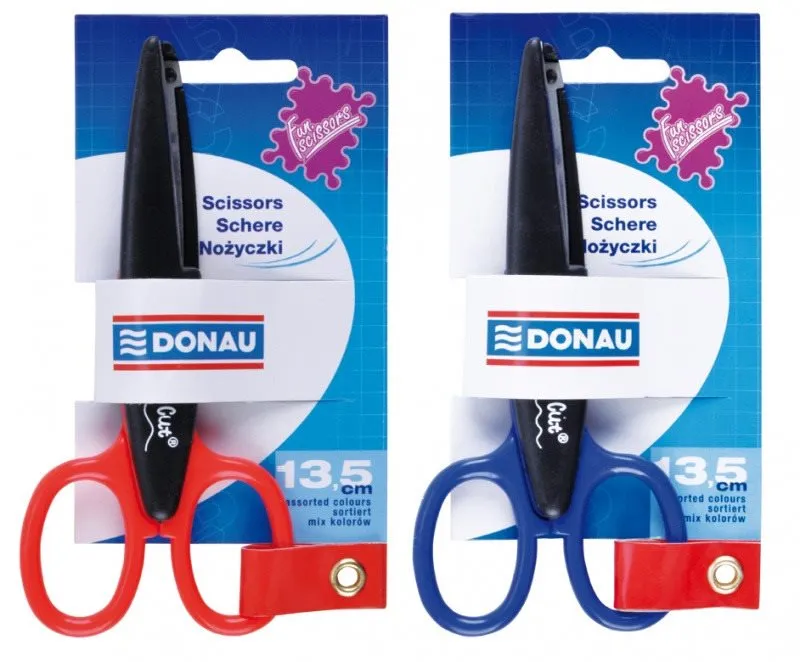 Detské nožnice DONAU Fun Scissors 13.5 cm mix farieb