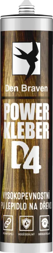 Lepidlo Den Braven Power Kleber, montážne,, univerzálne použiteľné na viac druhov povrchu