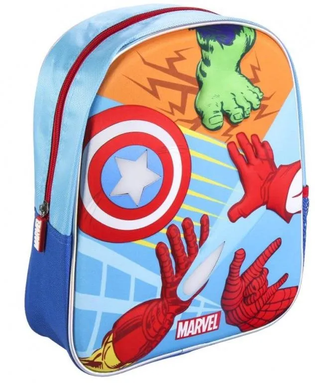 Detský batoh Marvel: Avengers - detský 3D blikajúci batoh