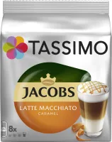 Kávové kapsule TASSIMO kapsule Jacobs Latte Macchiato Caramel 8 nápojov