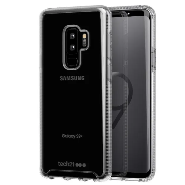 Tech21 Pure Clear Samsung Galaxy S9 + - čierna
