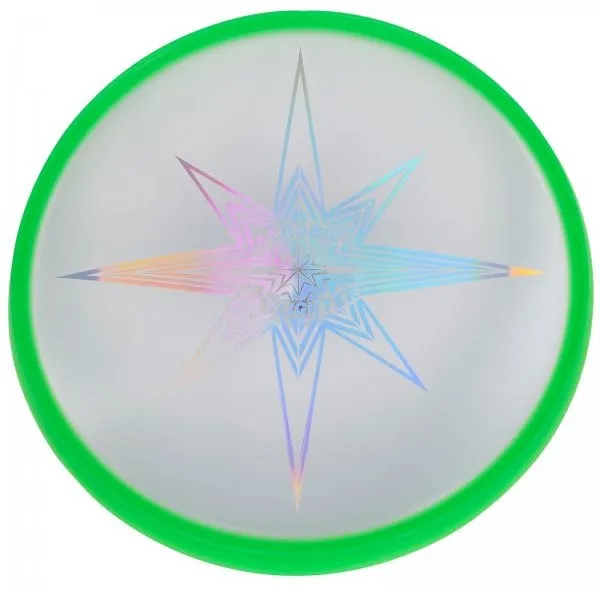 Vonkajšia hra Aerobie Lietajúci disk svietiaci skylighter zelený