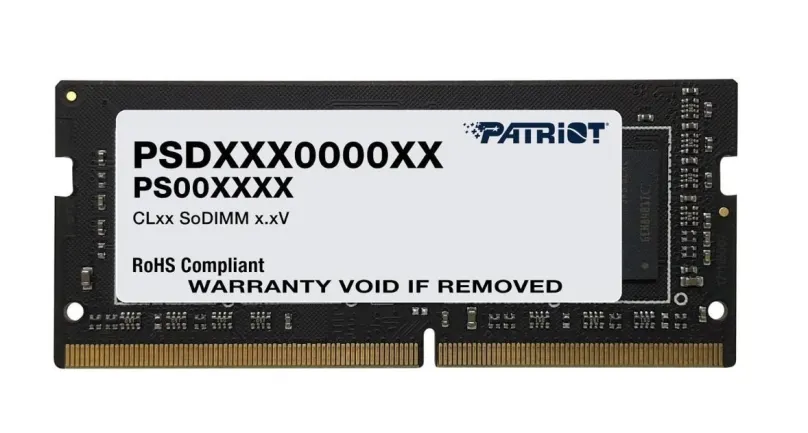 Operačná pamäť Patriot SO-DIMM 16GB DDR4 3200MHz CL22 Signature Line