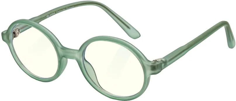 Okuliare na počítač GLASSA KIDS Blue Light Blocking GlassesPCG 10, dioptria +0,00 zelená