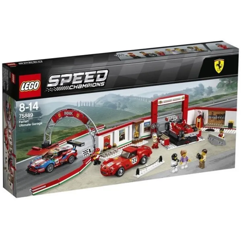 Stavebnice LEGO Speed ​​Champions 75889 Úžasná garáž Ferrari