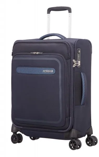 Cestovný kufor American Tourister Airbeat Spinner 55 EXP True Navy