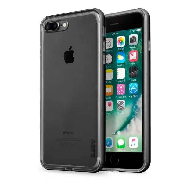 Lauta Exoframe case pre iPhone 8/7 Plus - Matt Black