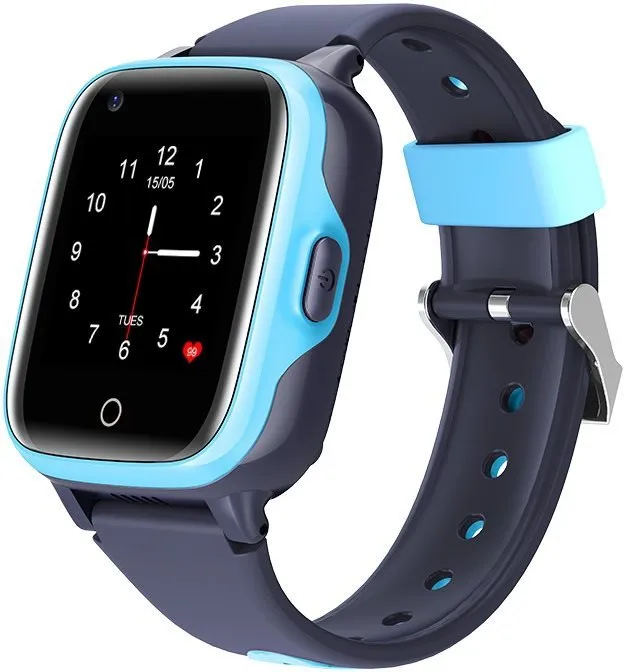 Chytré hodinky WowME Kids 4G blue, detské, s ovládaním v slovenčine, IPS displej, GPS, tel