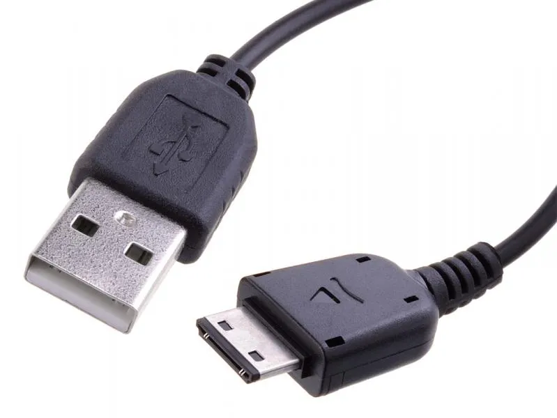 Nabíjací USB kábel pre telefóny Samsung G800, L760, S5230 (120cm)