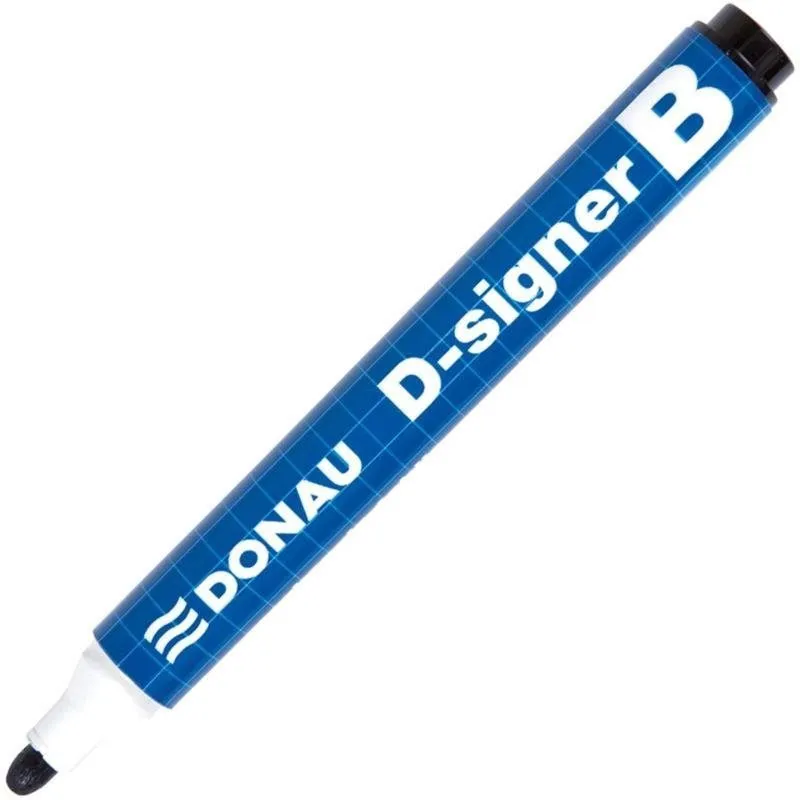 Popisovač DONAU D-SIGNER B 2-4 mm, čierny