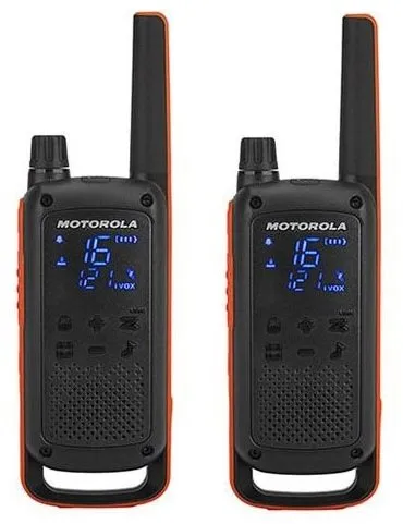 Vysielačka Motorola TLKR T82, oranžová / čierna