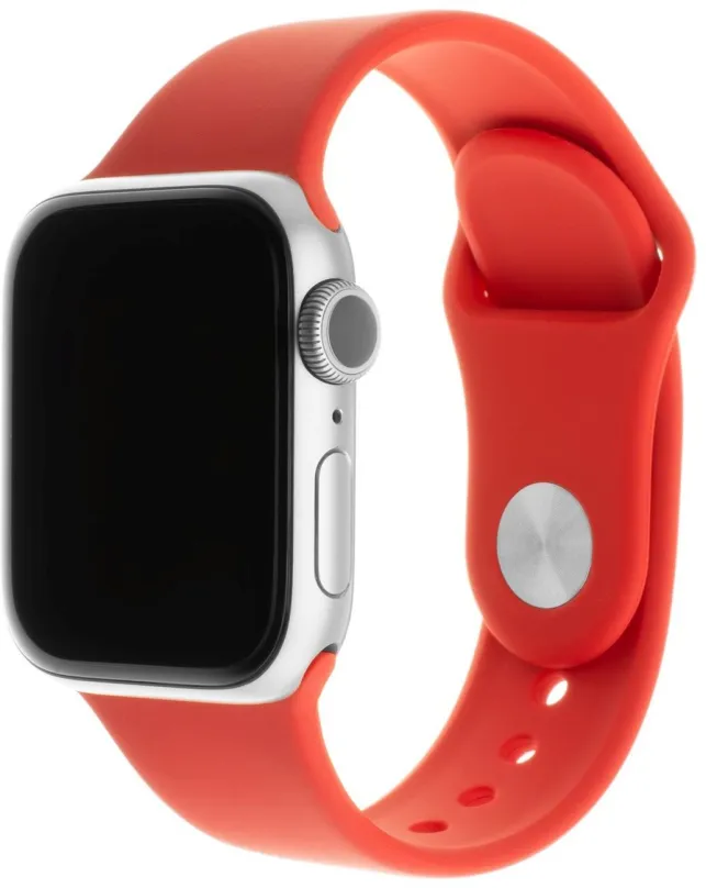 Remienok FIXED Silicone Strap SET pre Apple Watch 42/44/45/Ultra 49mm červený