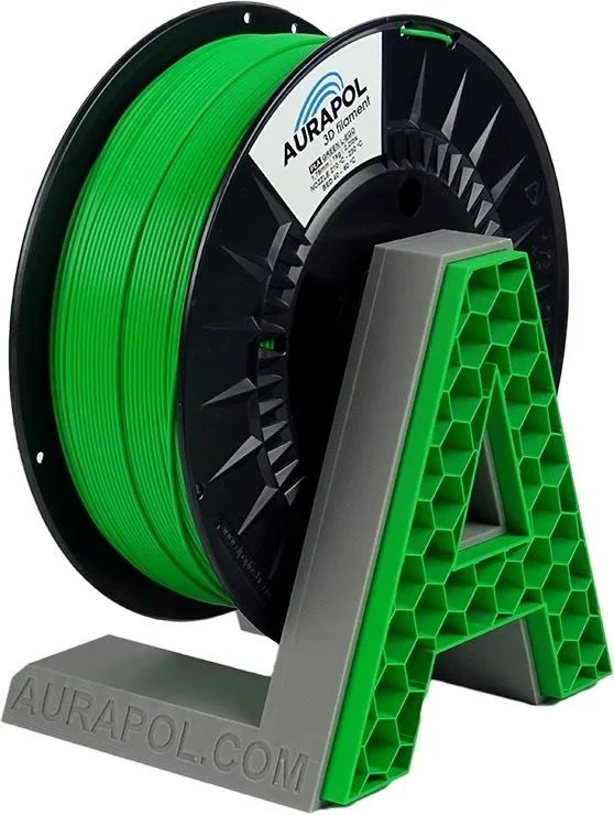Filament AURAPOL PLA 3D Filament Zelená L-EGO 1 kg 1,75 mm AURAPOL, materiál PLA, priemer