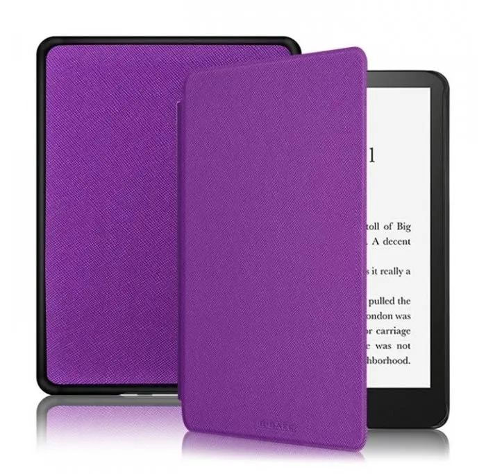 Puzdro na čítačku kníh B-SAFE Lock 2375 pre Amazon Kindle Paperwhite 5 2021, fialové