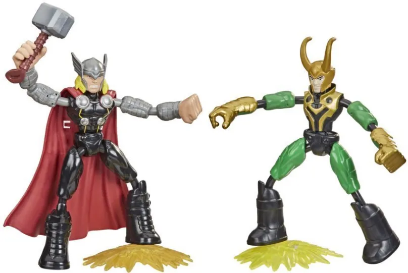 Figúrky Avengers Bend and Flex Thor VS Loki