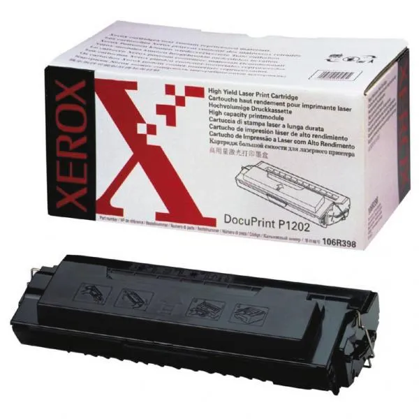 Xerox originálny toner 106R00398, black, 6000str., Xerox Docuprint P1202, O