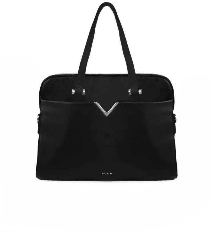 Taška na notebook VUCH Luann, farba čierna, rozmery 27 x 37 x 10 cm, využitie cestovné