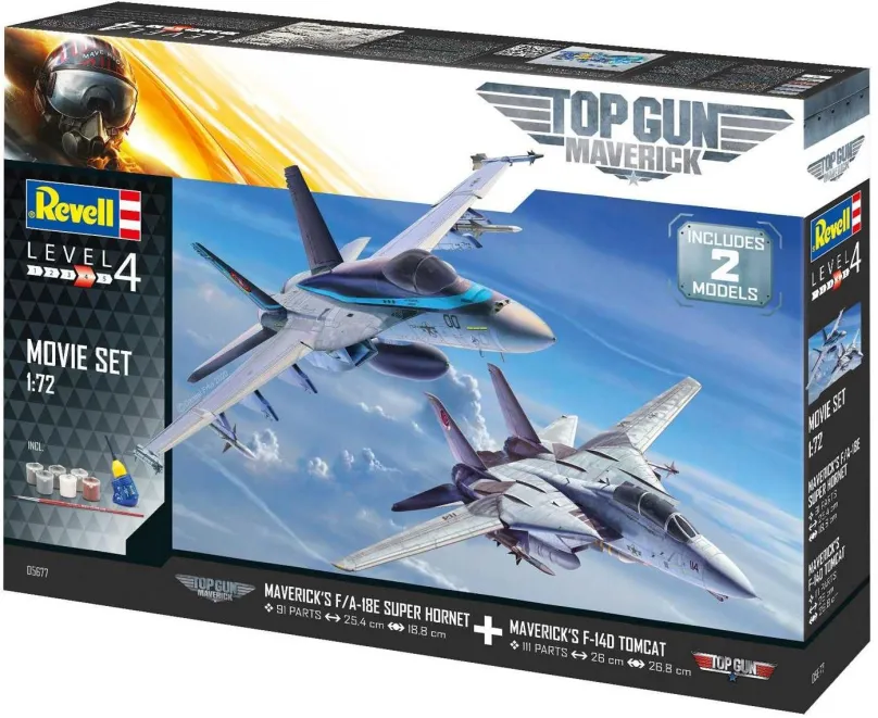 Model lietadla Gift-Set lietadlo 05677 - Top Gun 2 Movie Set
