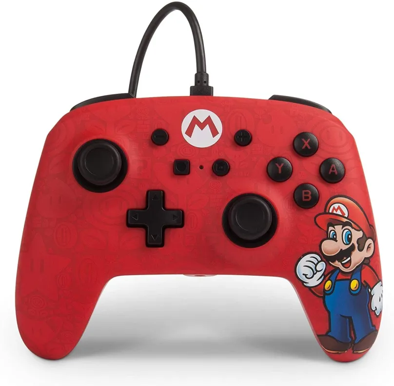 Gamepad power Enhanced Wired Controller - Iconic Mario - Nintendo Switch