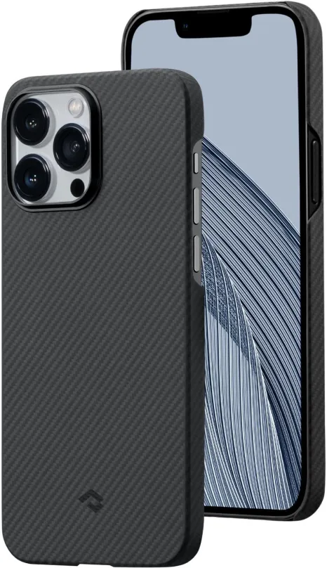 Kryt na mobil Pitaka MagEZ 3 600D Black/Grey iPhone 14 Pro, pre Apple iPhone 14 Pro, mater