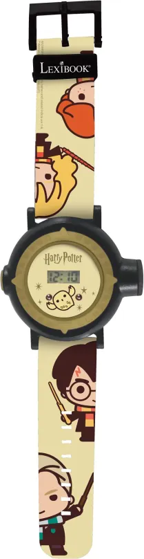 Detské hodinky Lexibook Digitálne projekčné hodinky s 20 obrázkami na premietanie - Harry Potter