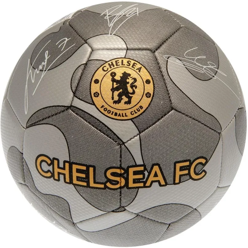 Futbalová lopta Fan-shop Chelsea FC Camo s podpismi